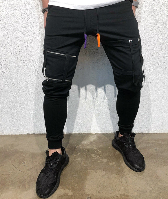 Black Ribbons Jogger Pant B124 Streetwear Jogger Pants - Sneakerjeans