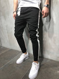 Black Side Striped Casual Jogger Pant A109 Streetwear Jogger Pants - Sneakerjeans