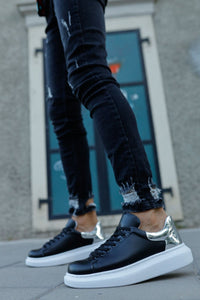 Black Silver Sneaker CH259