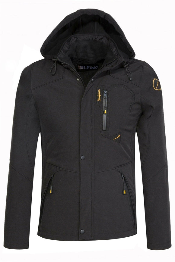 Schwarze Softshelljacke DP5011