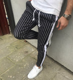 Black Striped Jogger Pant HB1 Streetwear Jogger Pants - Sneakerjeans