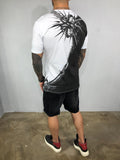 Black & White Printed Mens T-Shirt BL523 Streetwear Mens T-Shirts - Sneakerjeans