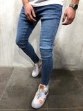 Blue Ultra Skinny Fit Denim AY358 Streetwear Jeans - Sneakerjeans