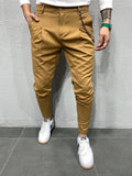 Brown Casual Pant AY691 Streetwear Casual Jogger Pants - Sneakerjeans
