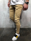Cream Ripped Ultra Skinny Denim AY411 Streetwear Jeans - Sneakerjeans