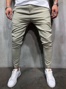 Cream Side Striped Casual Jogger Pant A146 Streetwear Jogger Pants - Sneakerjeans