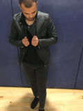 Dark Gray Slim Fit Casual Pant MS381 Streetwear Pant - Sneakerjeans