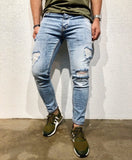 Destroyed Super Skinny Fit Denim B126 Streetwear Denim Jeans - Sneakerjeans