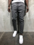Gray Banding Casual Jogger Pant A56 Streetwear Jogger Pants - Sneakerjeans