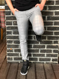 Gray Checkered Slim Fit Casual Mens Pant DJ181 Mens Pant - Sneakerjeans