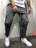 Gray Jogger Pant A55 Streetwear Jogger Pants - Sneakerjeans