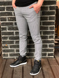 Gray Pattern Slim Fit Casual Mens Pant DJ177 Mens Pant - Sneakerjeans