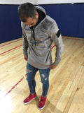 Gray Pullover Hoodie SJ254 Streetwear Hoodie - Sneakerjeans