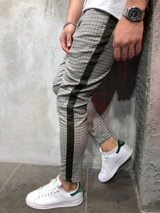 Gray Side Striped Casual Jogger Pant A150 Streetwear Jogger Pants - Sneakerjeans