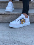 Hand Painted KOBE V2 White Banding Custom Sneaker SJ09