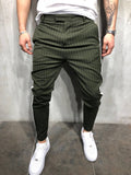 Kahki Side Striped Casual Jogger Pant A114 Streetwear Jogger Pants - Sneakerjeans