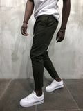 Khaki Banding Casual Jogger Pant A56 Streetwear Jogger Pants - Sneakerjeans