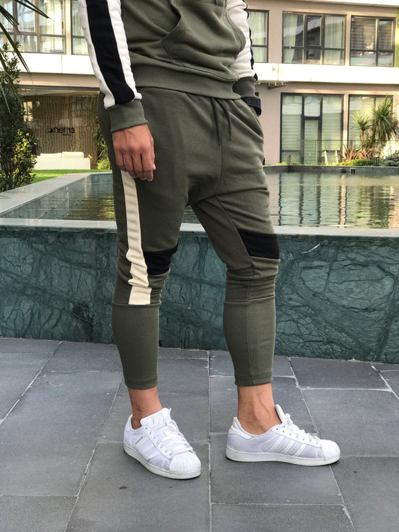 Khaki Jogger Pant 18051 Streetwear Jogger Pant - Sneakerjeans