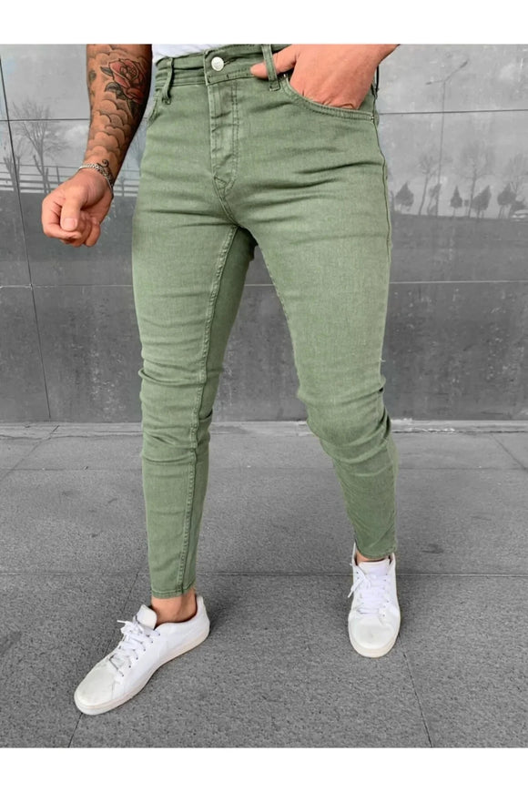 Khaki Skinny Jeans 347