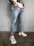 Light Blue Washed Ultra Skinny Pant BL435 Streetwear Jeans - Sneakerjeans