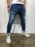 Shredded Slim Fit Denim B46 Streetwear Denim Jeans - Sneakerjeans