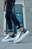 Silver Black Sneaker CH259