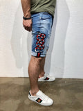 Snake Slim Fit Denim Short B128 Streetwear Denim Jeans - Sneakerjeans