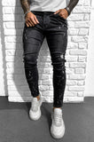 Sneakerjeans Black Ripped Jeans BI-056