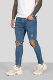 Sneakerjeans Blue Ripped Skinny Jeans 5334 - Sneakerjeans