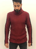 Sneakerjeans Bordeaux Collar Sweater AY159
