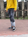 Sneakerjeans - Double Colour Ripped Skinny Jeans B159 - Sneakerjeans