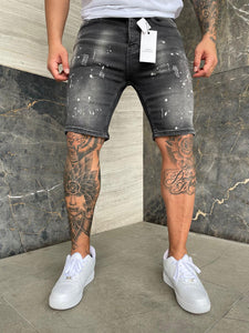 Sneakerjeans Gray Ripped Jeans Short DP164