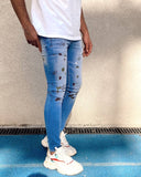 Sneakerjeans Printed Skinny Jeans R110