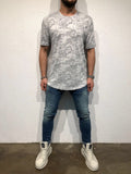 White Oversized T-Shirt B56 Streetwear T-Shirts - Sneakerjeans
